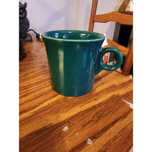 Vintage Retired Fiesta Ware EVERGREEN Ring Handle Mug. USA